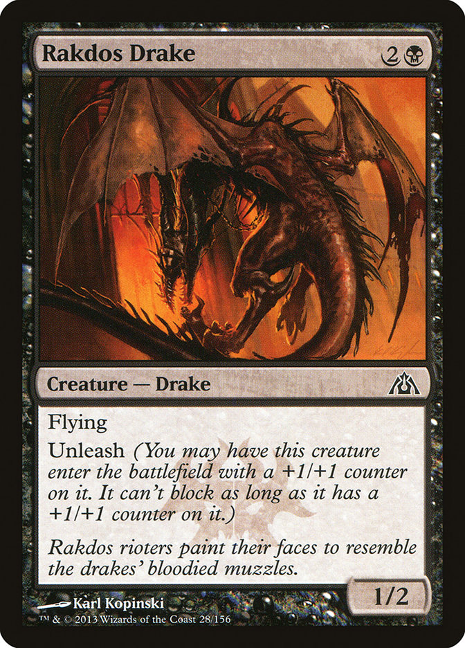 Rakdos Drake [Dragon's Maze] | Gamer Loot