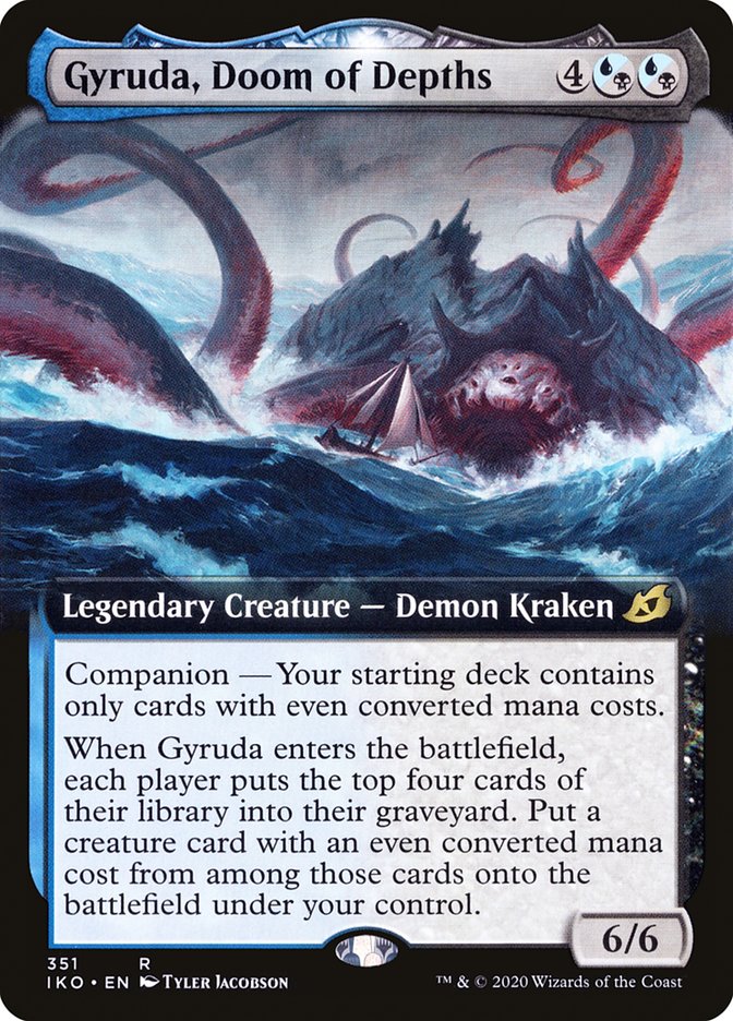 Gyruda, Doom of Depths (Extended Art) [Ikoria: Lair of Behemoths] | Gamer Loot