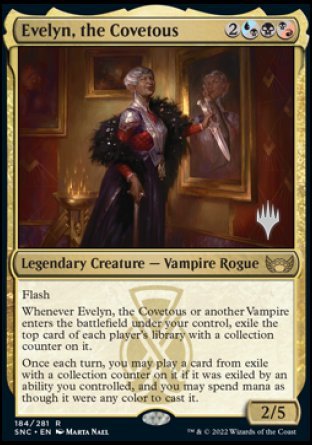 Evelyn, the Covetous (Promo Pack) [Streets of New Capenna Promos] | Gamer Loot