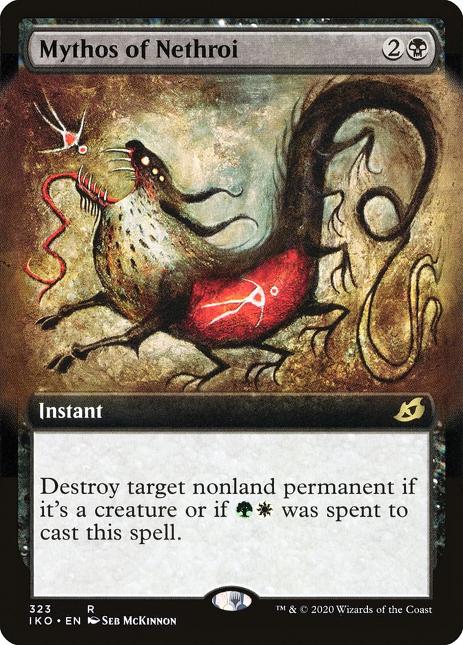 Mythos of Nethroi (Extended Art) [Ikoria: Lair of Behemoths] | Gamer Loot