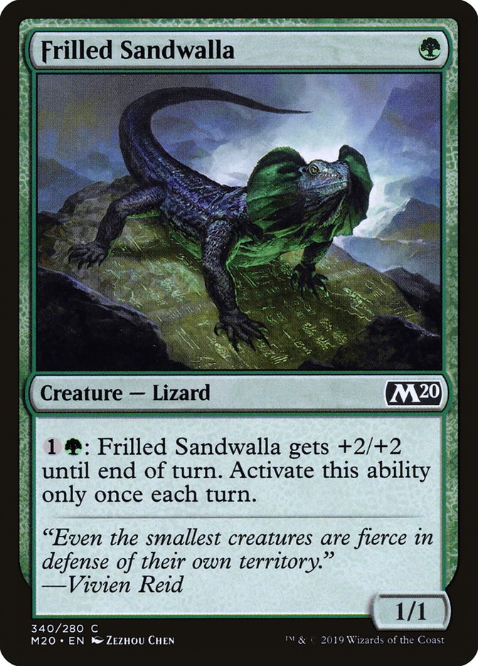 Frilled Sandwalla [Core Set 2020] | Gamer Loot