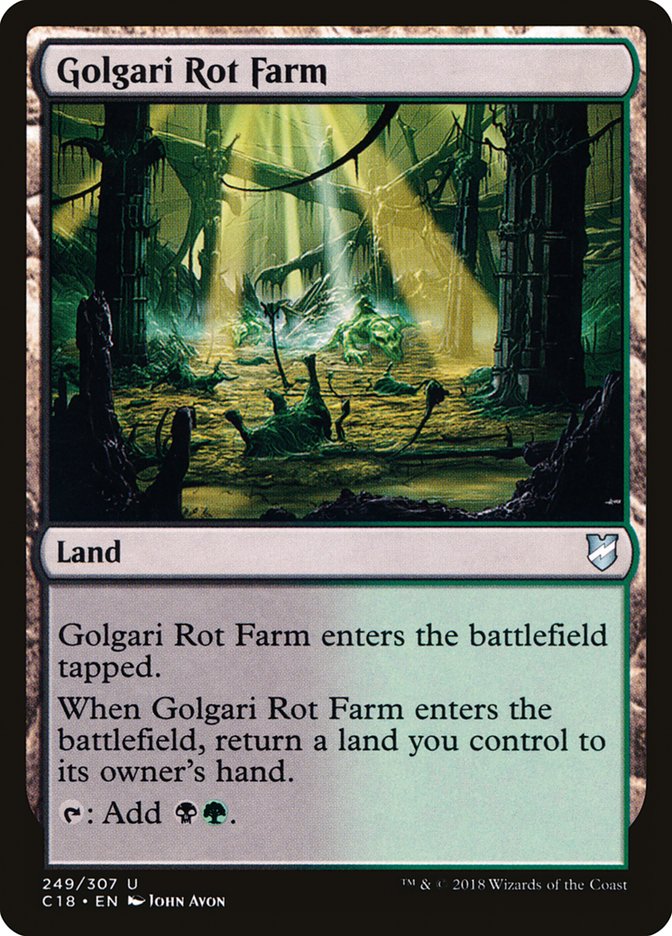 Golgari Rot Farm [Commander 2018] | Gamer Loot
