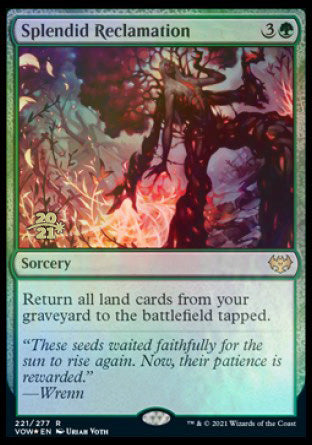 Splendid Reclamation [Innistrad: Crimson Vow Prerelease Promos] | Gamer Loot