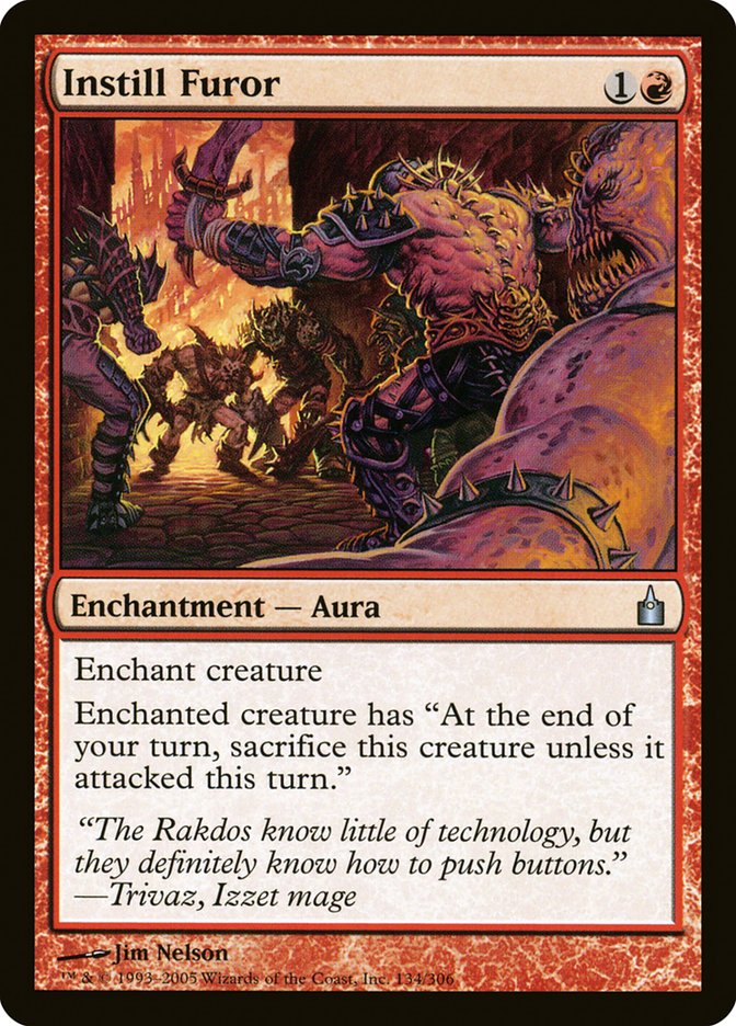 Instill Furor [Ravnica: City of Guilds] | Gamer Loot
