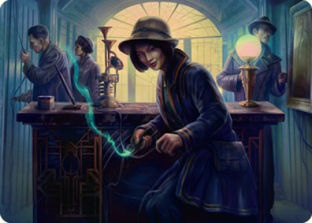 Wiretapping Art Card [Streets of New Capenna Art Series] | Gamer Loot