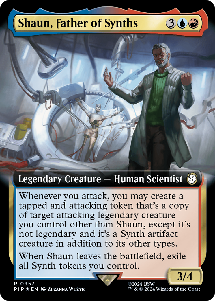 Shaun, Father of Synths (Extended Art) (Surge Foil) [Fallout] | Gamer Loot