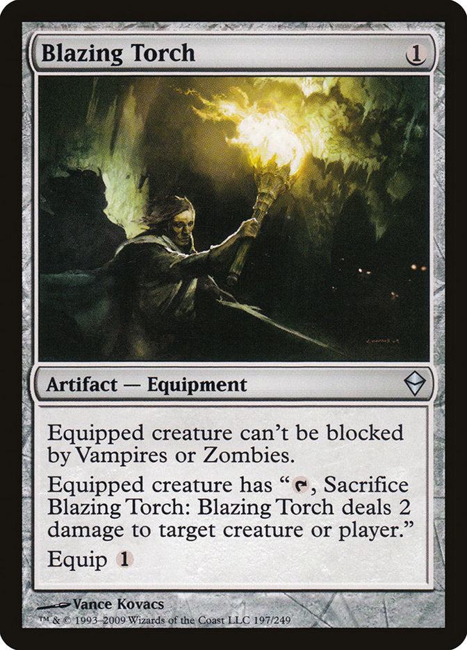 Blazing Torch [Zendikar] | Gamer Loot