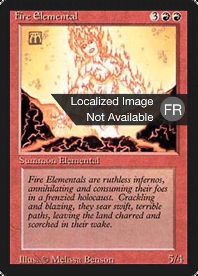 Fire Elemental [Foreign Black Border] | Gamer Loot