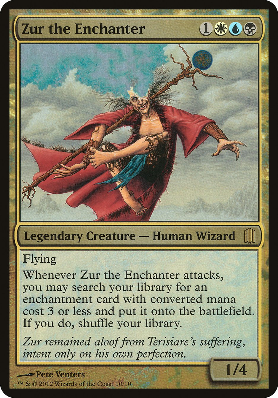 Zur the Enchanter (Oversized) [Commander's Arsenal Oversized] | Gamer Loot