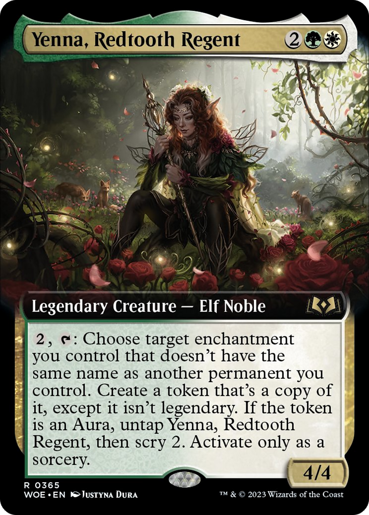 Yenna, Redtooth Regent (Extended Art) [Wilds of Eldraine] | Gamer Loot