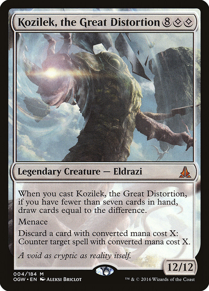 Kozilek, the Great Distortion [Oath of the Gatewatch] | Gamer Loot