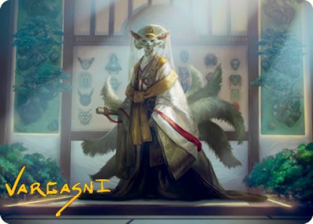 Light-Paws, Emperor's Voice Art Card (Gold-Stamped Signature) [Kamigawa: Neon Dynasty Art Series] | Gamer Loot