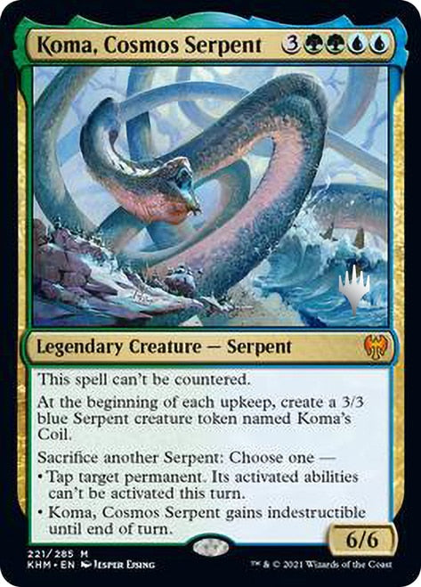 Koma, Cosmos Serpent [Kaldheim Promos] | Gamer Loot