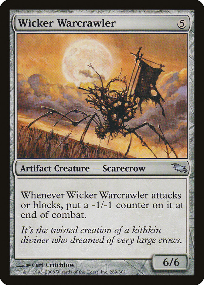 Wicker Warcrawler [Shadowmoor] | Gamer Loot