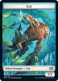 Cat // Copy Double-sided Token [Double Masters Tokens] | Gamer Loot