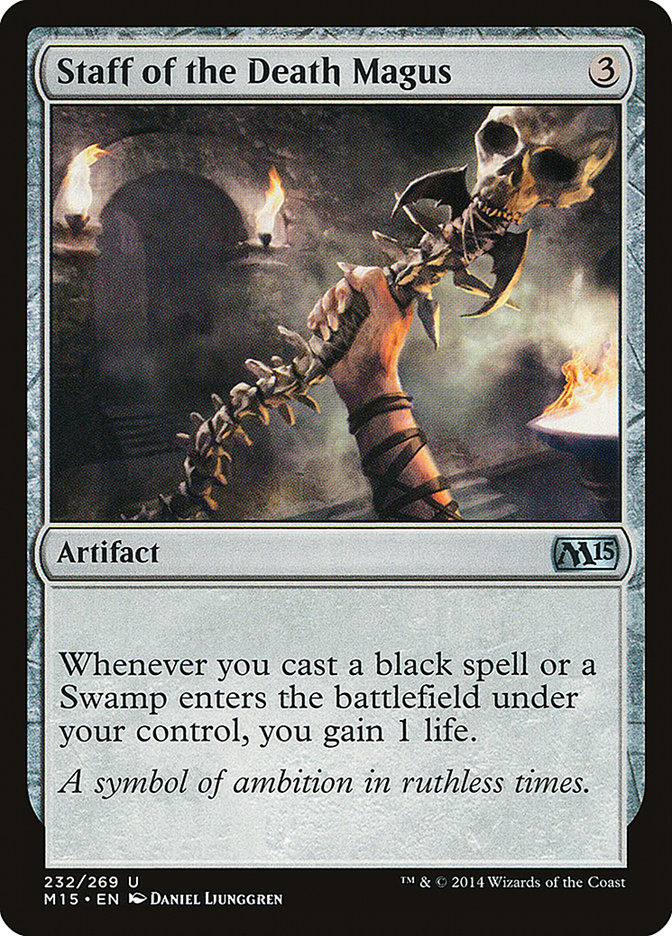 Staff of the Death Magus [Magic 2015] | Gamer Loot