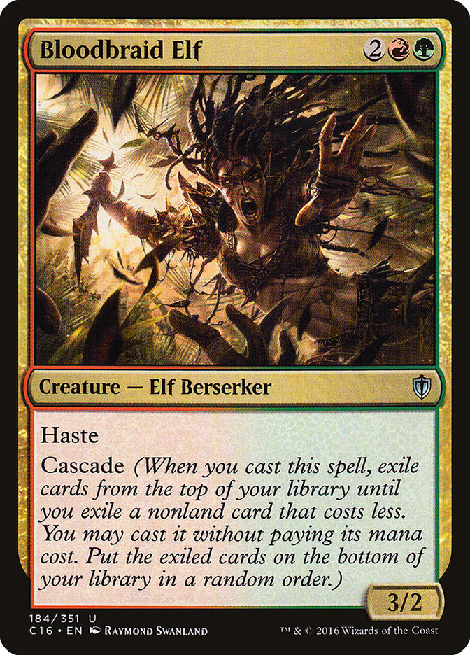 Bloodbraid Elf [Commander 2016] | Gamer Loot