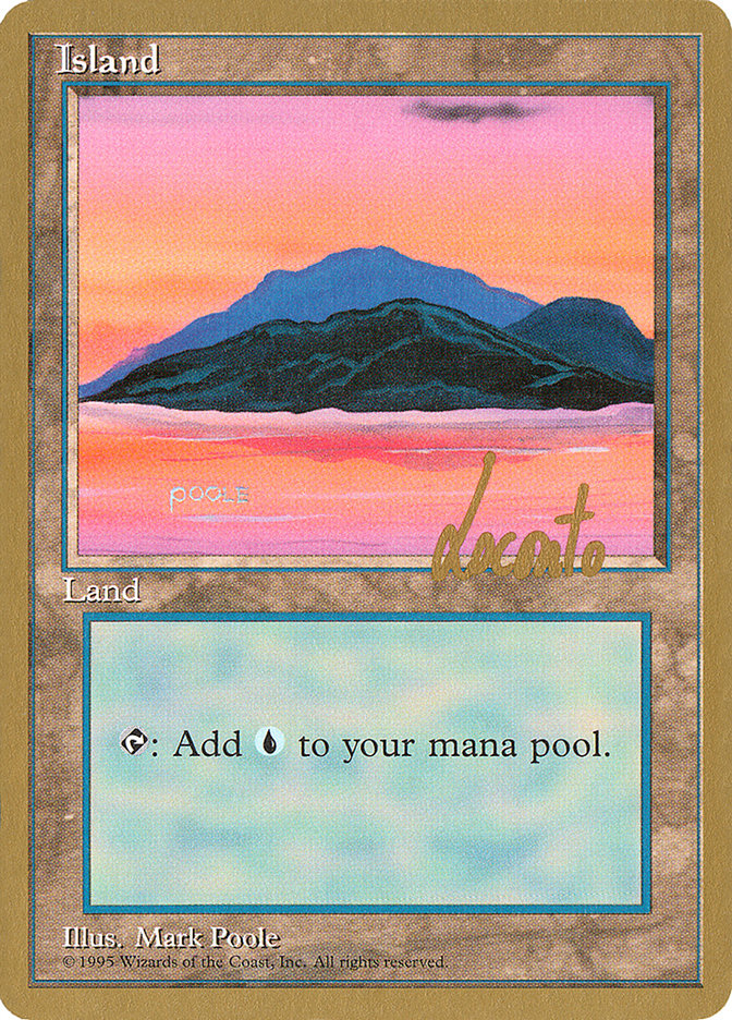 Island (ml369) (Michael Loconto) [Pro Tour Collector Set] | Gamer Loot