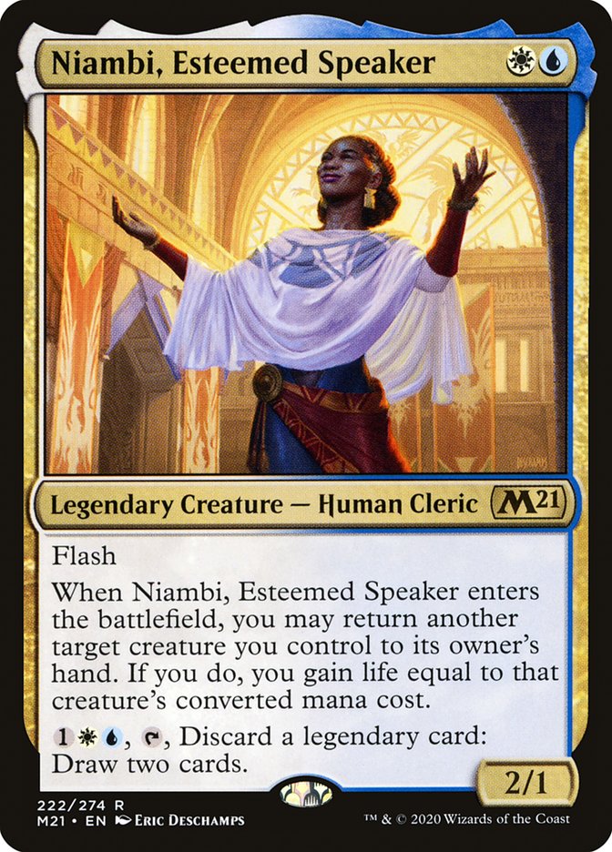Niambi, Esteemed Speaker [Core Set 2021] | Gamer Loot