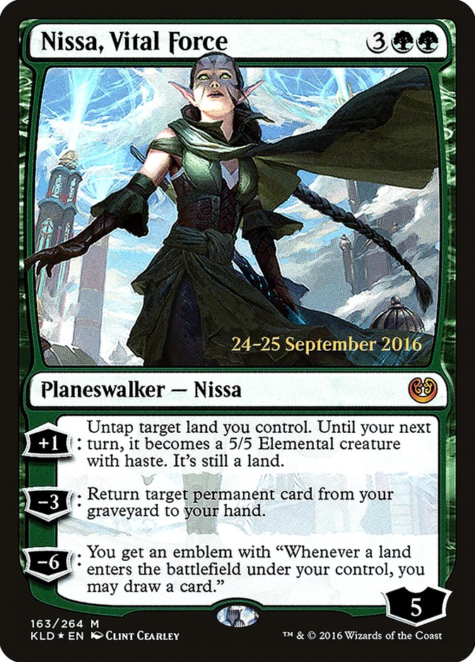 Nissa, Vital Force  [Kaladesh Prerelease Promos] | Gamer Loot