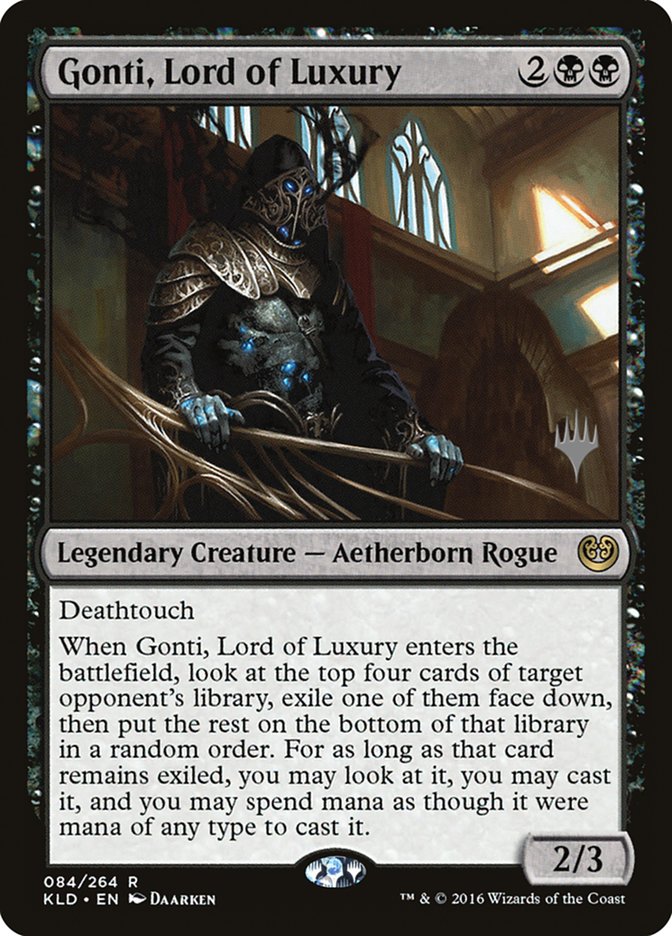 Gonti, Lord of Luxury (Promo Pack) [Kaladesh Promos] | Gamer Loot