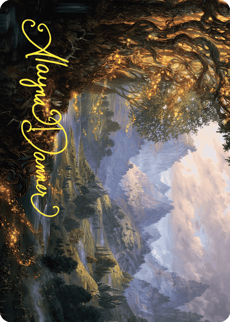 Evolving Wilds Art Card (Gold-Stamped Signature) [Wilds of Eldraine Art Series] | Gamer Loot