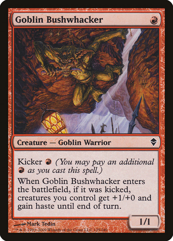 Goblin Bushwhacker [Zendikar] | Gamer Loot