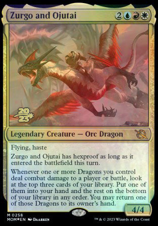 Zurgo and Ojutai [March of the Machine Prerelease Promos] | Gamer Loot