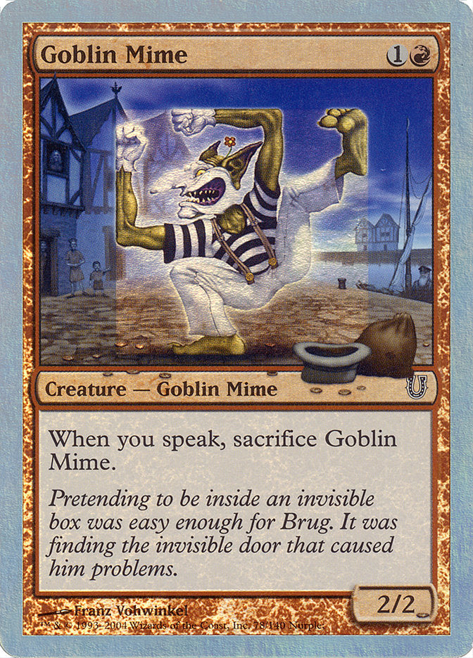 Goblin Mime [Unhinged] | Gamer Loot