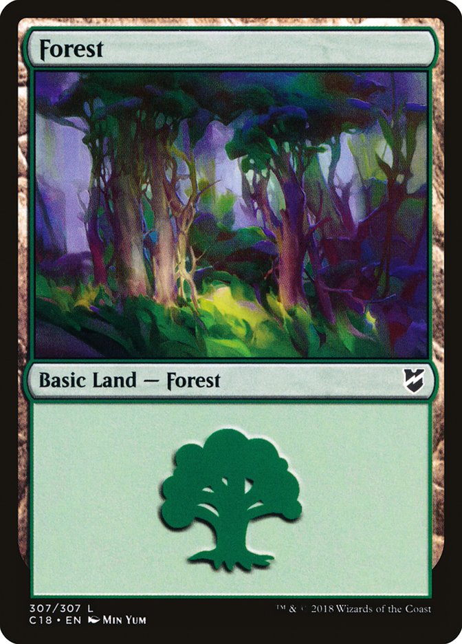 Forest (307) [Commander 2018] | Gamer Loot