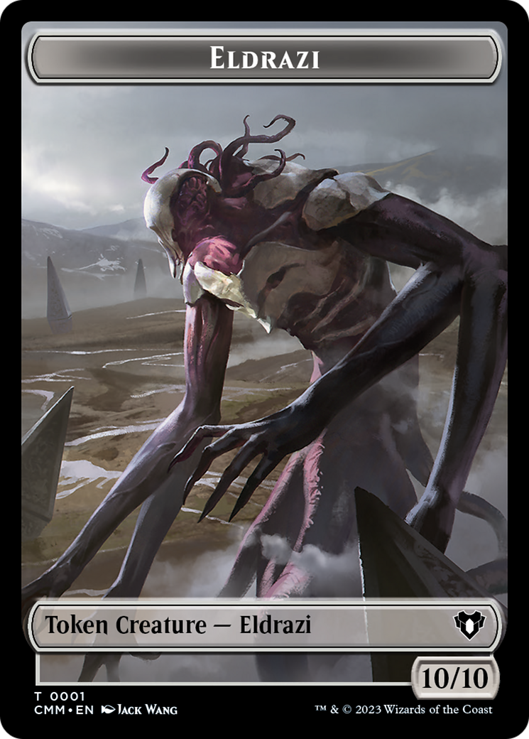 Eldrazi // Knight Double-Sided Token [Commander Masters Tokens] | Gamer Loot