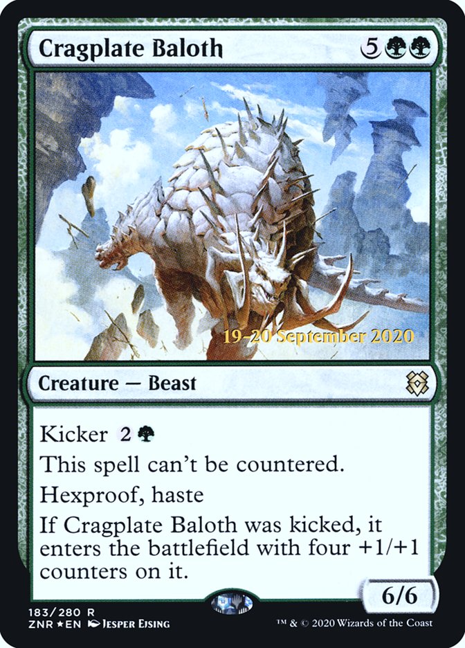 Cragplate Baloth [Zendikar Rising Prerelease Promos] | Gamer Loot