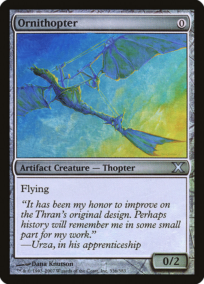 Ornithopter (Premium Foil) [Tenth Edition] | Gamer Loot