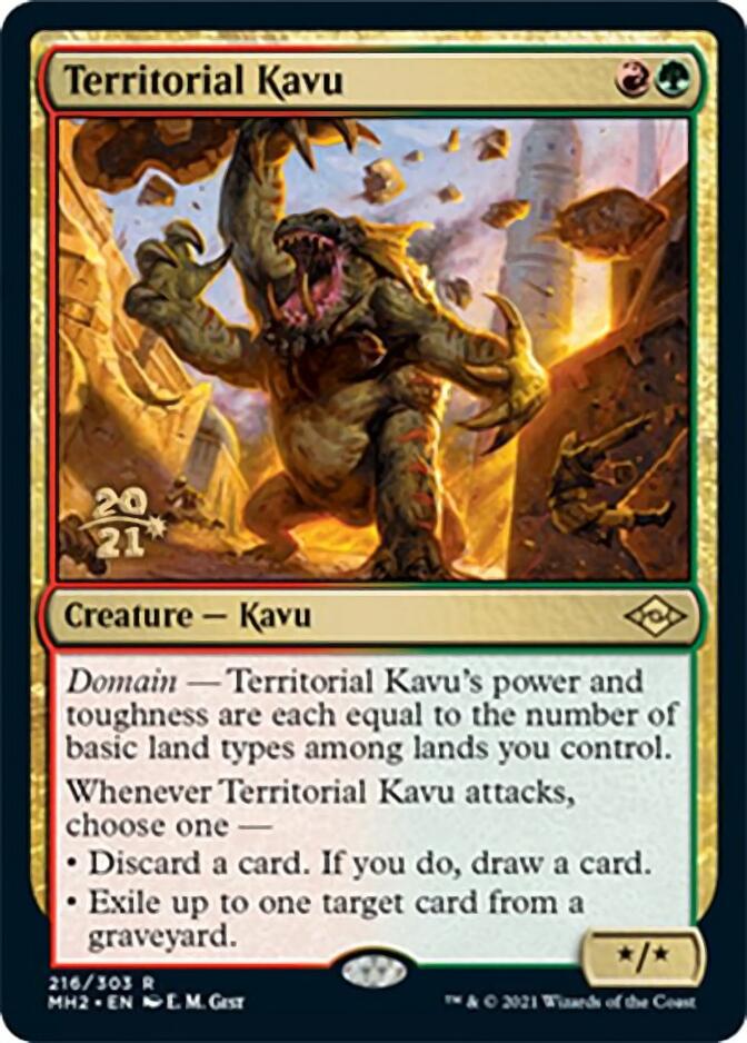 Territorial Kavu [Modern Horizons 2 Prerelease Promos] | Gamer Loot