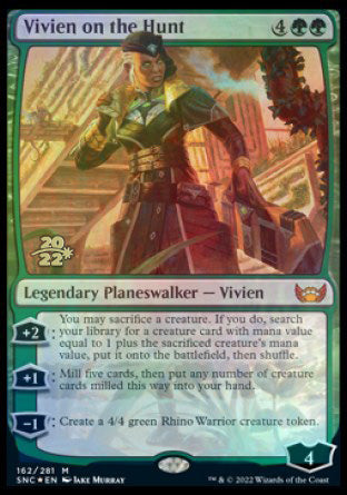 Vivien on the Hunt [Streets of New Capenna Prerelease Promos] | Gamer Loot