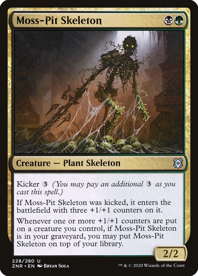 Moss-Pit Skeleton [Zendikar Rising] | Gamer Loot