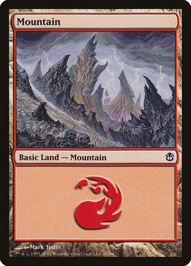 Mountain (80) [Duel Decks: Ajani vs. Nicol Bolas] | Gamer Loot