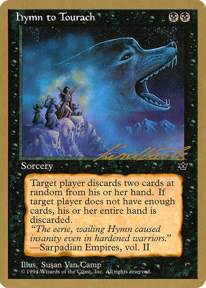 Hymn to Tourach (Wolf) (Leon Lindback) [Pro Tour Collector Set] | Gamer Loot