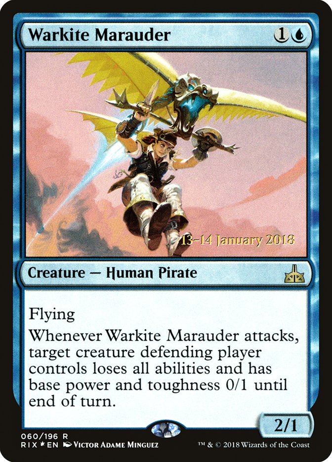 Warkite Marauder [Rivals of Ixalan Prerelease Promos] | Gamer Loot