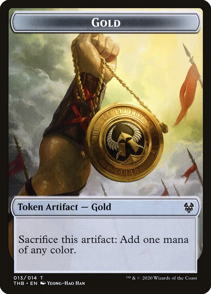 Gold [Theros Beyond Death Tokens] | Gamer Loot