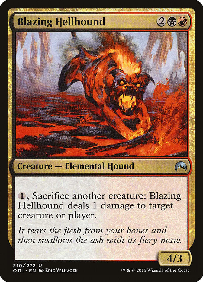 Blazing Hellhound [Magic Origins] | Gamer Loot