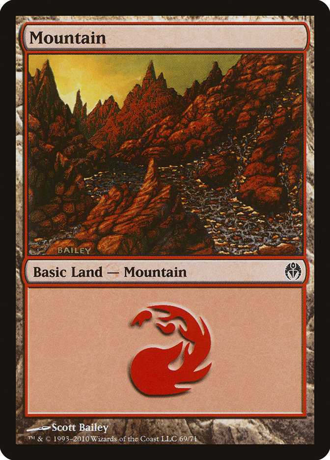 Mountain (69) [Duel Decks: Phyrexia vs. the Coalition] | Gamer Loot