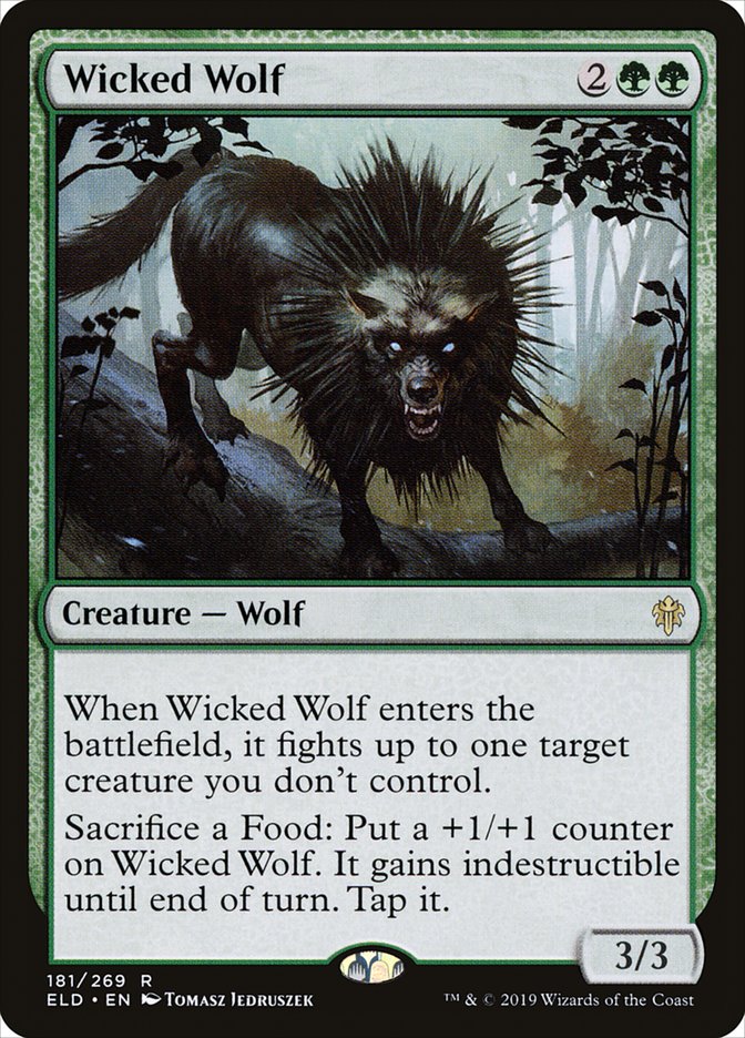 Wicked Wolf [Throne of Eldraine] | Gamer Loot