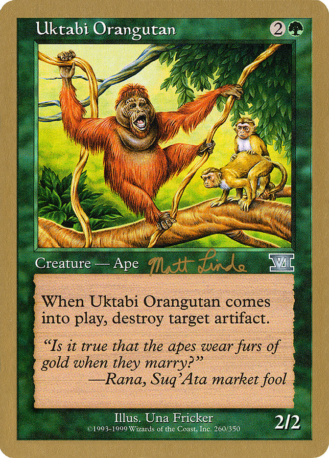 Uktabi Orangutan (Matt Linde) [World Championship Decks 1999] | Gamer Loot