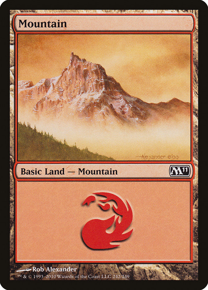 Mountain (242) [Magic 2011] | Gamer Loot