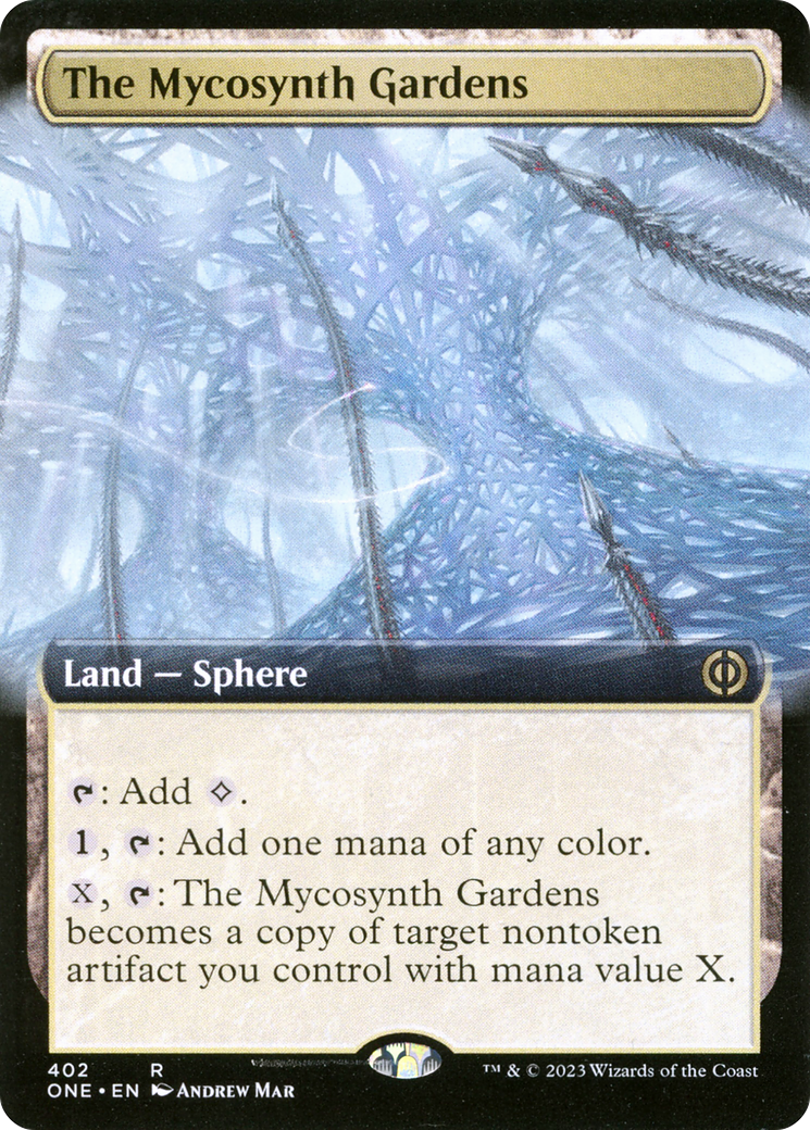 The Mycosynth Gardens (Extended Art) [Phyrexia: All Will Be One] | Gamer Loot