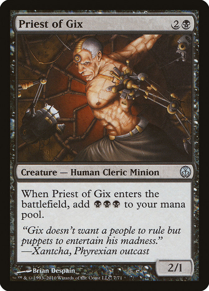 Priest of Gix [Duel Decks: Phyrexia vs. the Coalition] | Gamer Loot