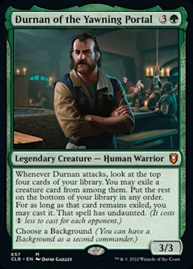 Durnan of the Yawning Portal [Commander Legends: Battle for Baldur's Gate] | Gamer Loot