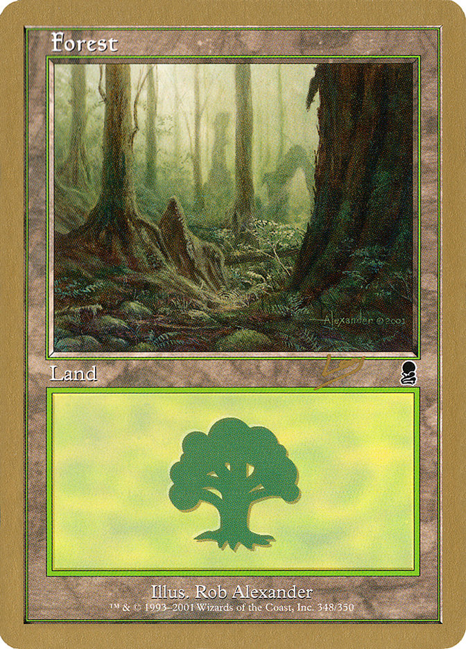 Forest (rl348) (Raphael Levy) [World Championship Decks 2002] | Gamer Loot