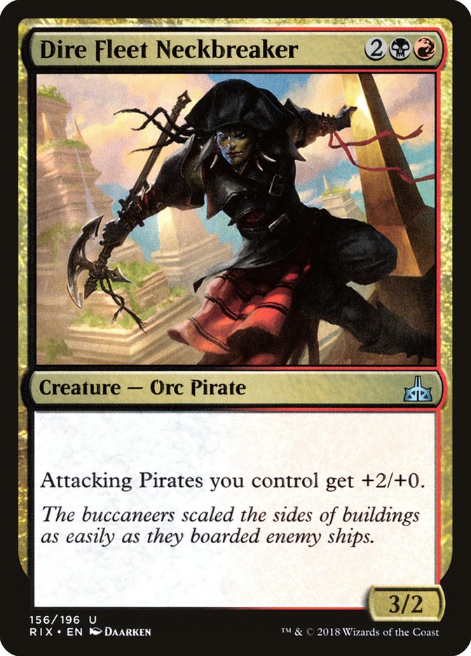 Dire Fleet Neckbreaker [Rivals of Ixalan] | Gamer Loot